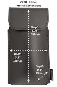 Nutshell Phone Holsters: Nutshell #298 Leather Belt Case