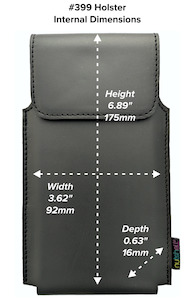 Nutshell #399 Leather Belt Case
