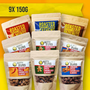 Full Range Caramelised Nuts: The Ultimate Spiced Selection