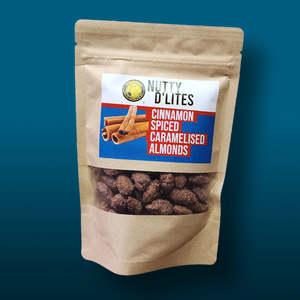 Full Range Caramelised Nuts: Caramelised Almonds - Cinnamon Spiced