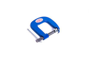 G Clamp: NUWELD G CLAMP (2") 50MM D/THROAT STEEL H/DUTY