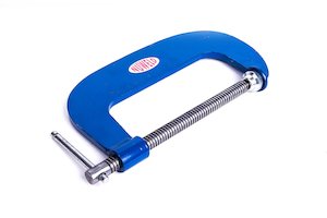 G Clamp: NUWELD STANDARD G CLAMP 150MM (6") STEEL H/DUTY