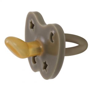 Hevea Pacifiers: Hevea Pacifier, Orthodontic - Shiitake Grey
