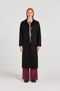 Winter Coats And Blazers: HALLE COAT | BLACK