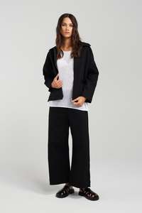 Ss25 Denim Collection: ATLAS JACKET | BLACK