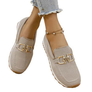 Womens Shoes: Lola Inspired Loafers with Arch Support Stylish Slip-On Design for Winter or Summer 2026 Trend Setting Style