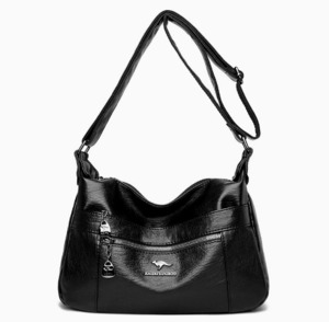 Sunnies: Kanga Women's Soft Leather Crossbody Hobo Bag – Multi-Pocket Shoulder Bag