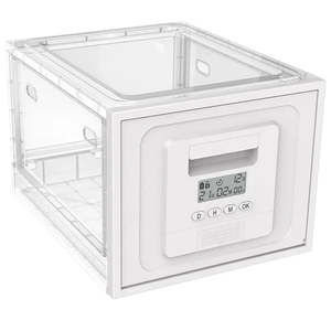 Clear Locking Container With Timer