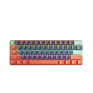 61 Key USB Wired Mechanical Keyboard LED Backlit