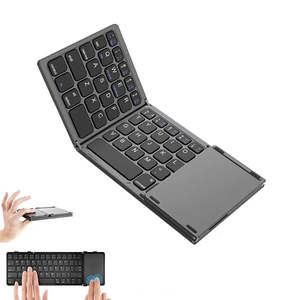 Gaming Accessories: Mini Bluetooth Foldable Keyboard With Optional Touchpad