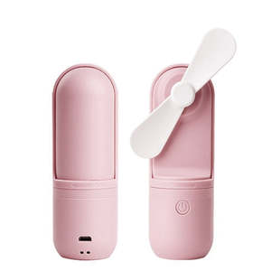Portable Smart Capsule Fan with Rechargeable Built-in Battery 800mA USB Port Han&hellip;