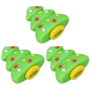 Phone Cable Organiser: 3-Piece Christmas USB Protective Case Cable Cover