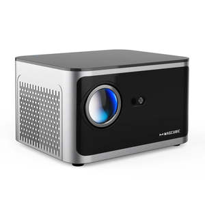 Phone Screen Amplifiers: Magcubic 580ANSI Projector Android 11 4K 1080P Wifi6 Voice Control