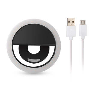 Phone Flashes Selfie Lights: USB charge LED Selfie Ring Light