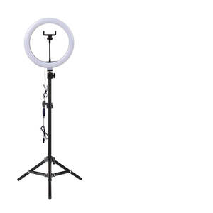 Phone Flashes Selfie Lights: Dimmable LED Selfie Ring Light USB Lamp Photography Light Phone Holder