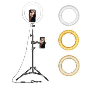 Phone Flashes Selfie Lights: 10" LED Selfie Ring Light