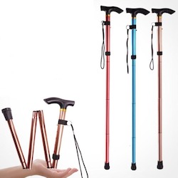 Trekking Poles Trail Ultralight 4 Section Adjustable Canes Aluminum Alloy Foldin&hellip;