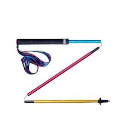 Walking Sticks: M-Pole Folding Ultralight Quick Lock Trekking Poles Hiking Pole Race Running