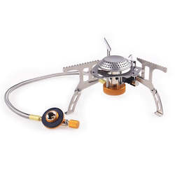 Cookers: Folding Mini Camping Stoves Outdoor Gas Stove Furnace Picnic Cooking Burners 3000W Cooker