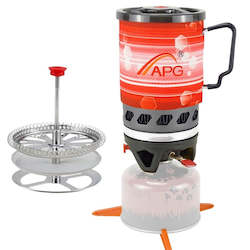 Cookers: Propane Gas Stove Personal Cooking System Portable Outdoor Burners Heat Exchanger Pot
