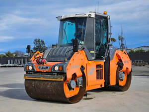 Used Equipment: 2012 Hamm HD90VV Double Drum Roller