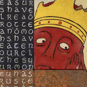 Painting: Crossed Queen