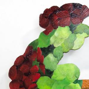 Gill Hay: Geranium in Terracotta Pot