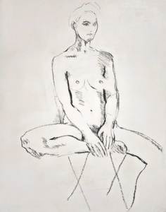 Frontpage: Figure Study - Seated Woman