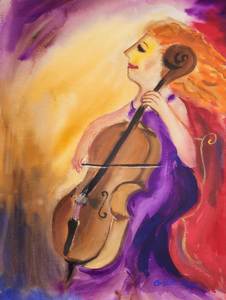 Frontpage: Cello Player