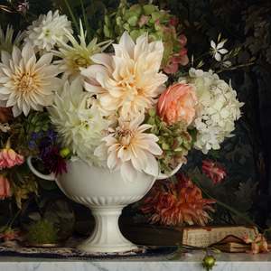 Abby Taylor: Dahlias, roses and hydrangeas