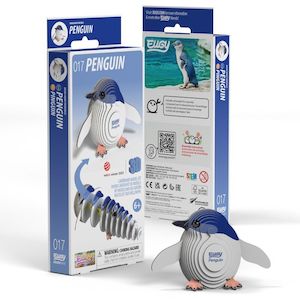 3D Cardboard Model Kit Penguin