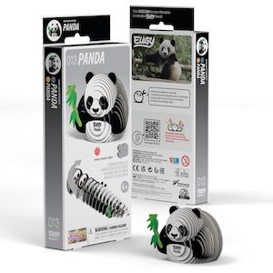 3D Cardboard Model Kit Panda