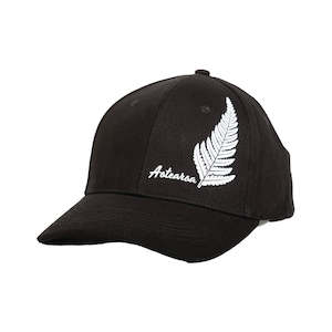 Apparel: Hat Cotton Twill Flock Fern Black