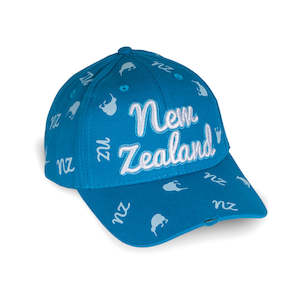 Hat Cotton Kiwi & New Zealand Distressed Style