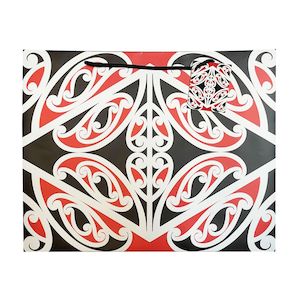 Stationery: Gift Bag L NZ Māori Design 33cm Wide
