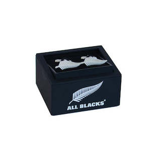 Accessories: Official All Blacks silver fern cufflinks