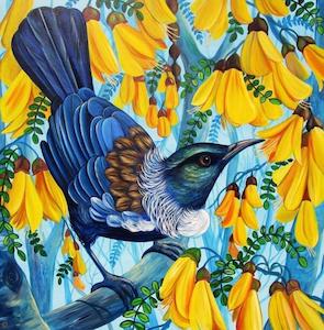 NZ Flora Notecard by Kirsty McMahon