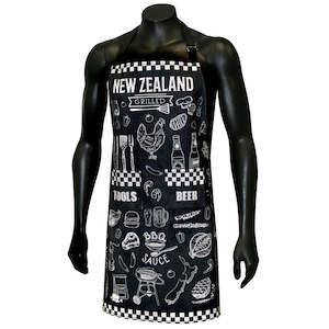 Aprons: Kitchen Style Apron BBQ