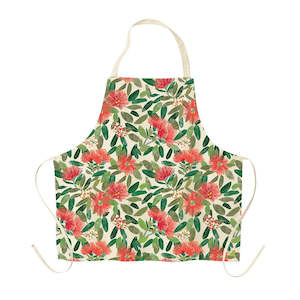 Pohutukawa Print Apron