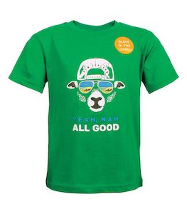 Cool Sheep Kids Tee Emerald