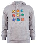 CRAZY KIWI UNISEX HOODIE GREY MARLE