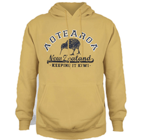 Hoodie 1: Keeping It Kiwi Pullover Hoodie Mustard