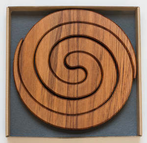 Placemats: Rimu Spiral Placemat/Trivet