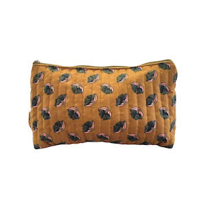 Ali Davies Cosmetic Bag - Mustard Large