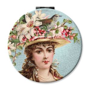 Pocket Mirrors: Wolfkamp & Stone - Stealthy Foresight - Cosmetic Mirror