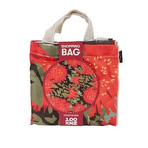 Shopping Bags: Vintage Pohutukawa Shopping Bag