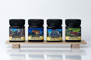 Raw Mānuka Honey MG100+ Art Label
