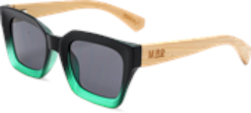 Weekender Black and Green w/ Wooden Arms