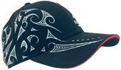 Adult Hats: Kia Kaha Ngaru Cap - Black