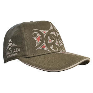 Adult Hats: Kia Kaha Mangopare Cap - Khaki